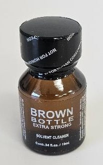 Brown Bottle 10 mil cleaning solvent